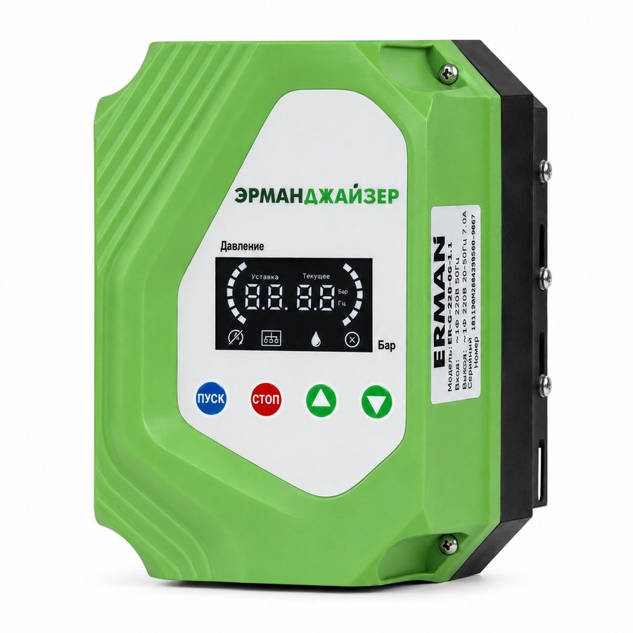 Компактный частотный преобразователь ERMANGIZER ERG-220-06 со степенью защиты IP54